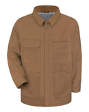 Bulwark - Brown Duck Lineman's Coat - EXCEL FR® ComforTouch® - Long Sizes - JLC4L