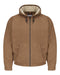 Bulwark - Brown Duck Hooded Jacket - EXCEL FR® ComforTouch® - Long Sizes - JLH4L