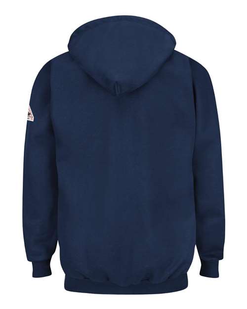 Bulwark - Pullover Hooded Fleece Sweatshirt Quarter-Zip - Long Sizes - SEH8L