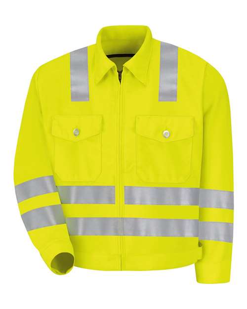 Red Kap - Hi-Visibility Ike Jacket - JY32