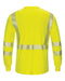 Bulwark - Hi-Visibility Lightweight Long Sleeve T-Shirt - Long Sizes - SMK8L