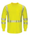 Bulwark - Hi-Visibility Lightweight Long Sleeve T-Shirt - Long Sizes - SMK8L