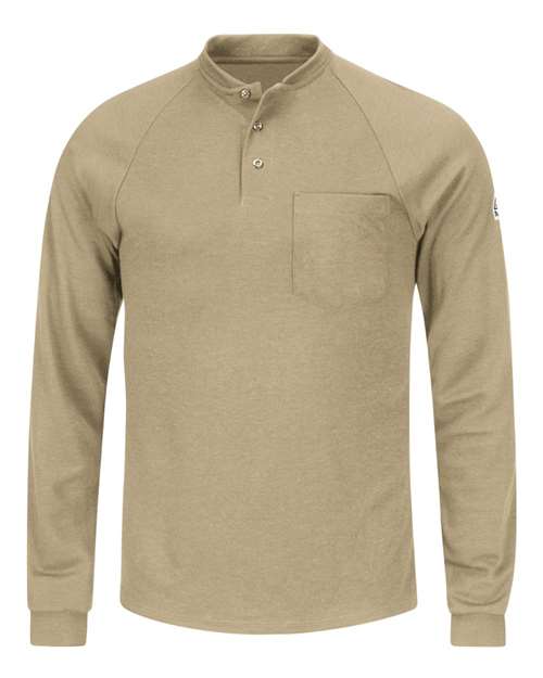 Bulwark - Long Sleeve Henley Shirt- CoolTouch®2 - SML2