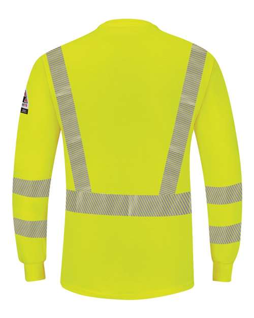 Bulwark - Hi-Visibility Lightweight Long Sleeve Henley - SML4