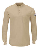 Bulwark - Long Sleeve Henley - Long Sizes - SML8L