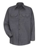 Red Kap - Heathered Poplin Long Sleeve Shirt - Long Sizes - SH10L