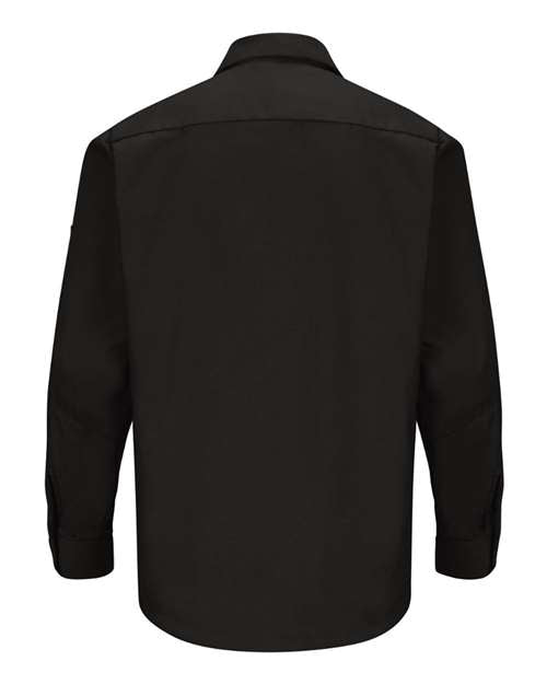 Red Kap - Long Sleeve Automotive Crew Shirt - Long Sizes - SY10L