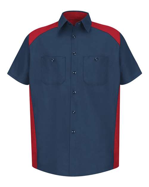 Red Kap - Short Sleeve Motorsports Shirt Long Sizes - SP28L