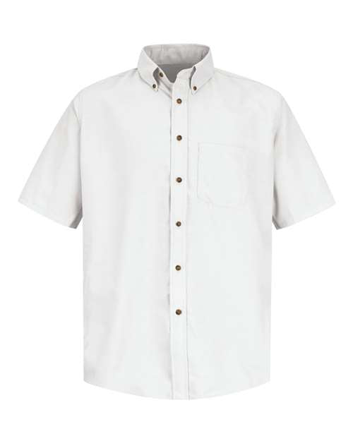 Red Kap - Poplin Short Sleeve Dress Shirt - Long Sizes - SP80L