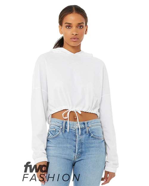 BELLA + CANVAS - FWD Fashion Women's Cinched Cropped Hoodie - 6512
