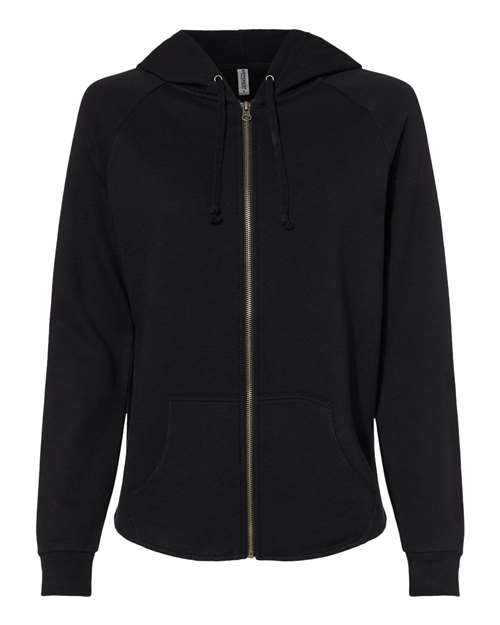 Independent Trading Co. - Women's California Wave Wash Full-Zip Hooded Sweatshirt - PRM2500Z