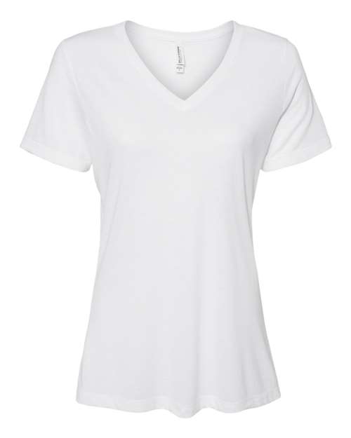 BELLA + CANVAS - Women’s Relaxed Jersey V-Neck Tee - 6405 (More Color)