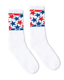 SOCCO - USA-Made Striped Crew Socks - SC100 (More Color)