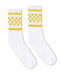 SOCCO - USA-Made Checkered Crew Socks - SC300