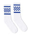 SOCCO - USA-Made Checkered Crew Socks - SC300