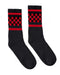 SOCCO - USA-Made Checkered Crew Socks - SC300