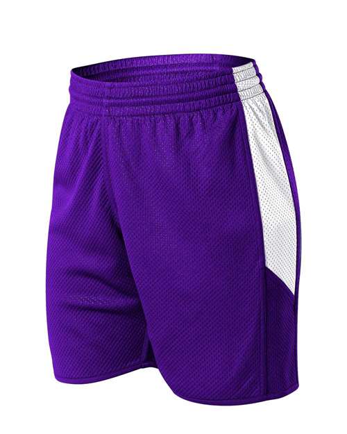 Alleson Athletic - Women's Single Ply Reversible Shorts - 589PSPW