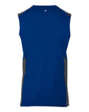 Badger - Line Embossed Fitted Sleeveless - 4558