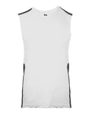 Badger - Line Embossed Fitted Sleeveless - 4558