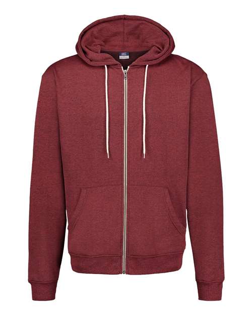 MV Sport - Retro Heather Full-Zip Hooded Sweatshirt - 2349