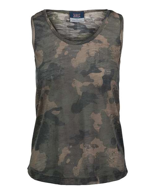 MV Sport - Women's Slub Jersey Printed Tank Top - W19460