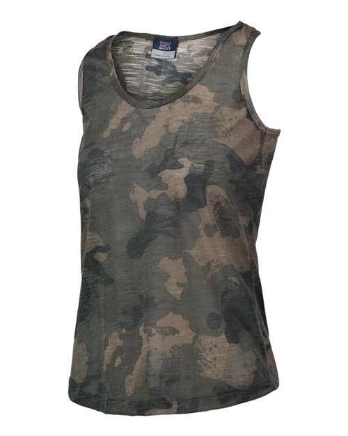 MV Sport - Women's Slub Jersey Printed Tank Top - W19460