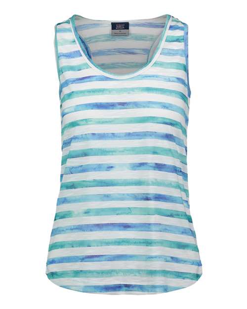 MV Sport - Women's Slub Jersey Printed Tank Top - W19460