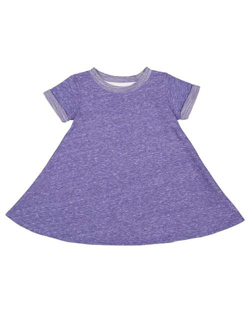 Rabbit Skins - Toddler Harborside Mélange French Terry Twirl Dress - 5379