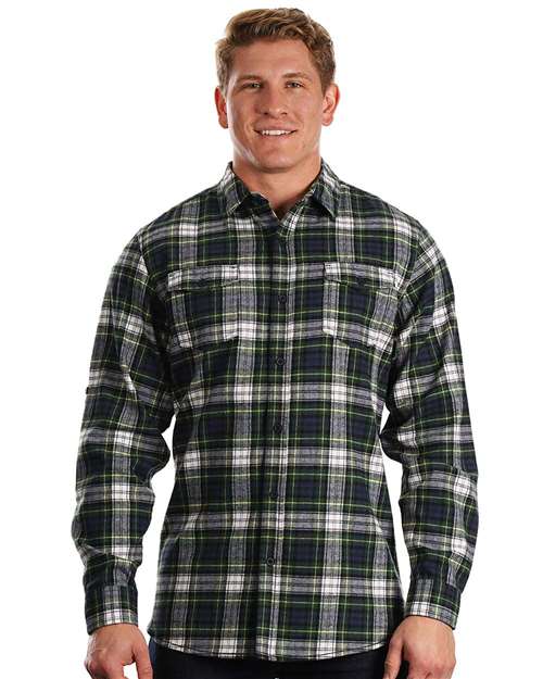 Burnside - Yarn-Dyed Long Sleeve Flannel Shirt - 8210 (More Color)