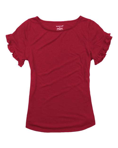 Boxercraft - Women's Ruffle Sleeve T-Shirt - T64