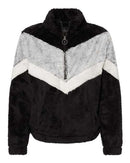 Boxercraft - Women's Chevron Fuzzy Fleece Pullover - FZ05