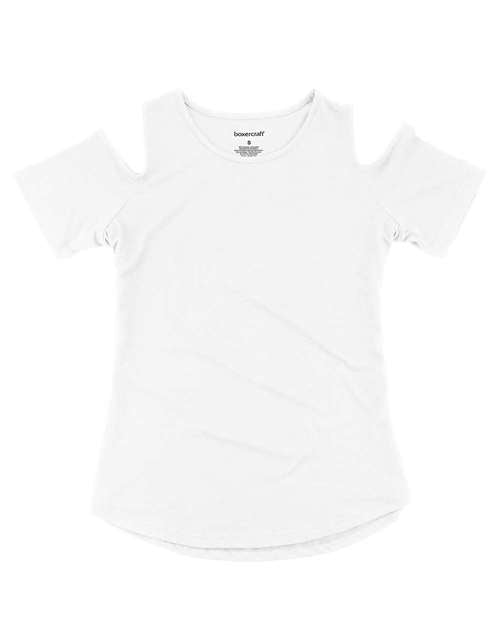 Boxercraft - Women's Plus Size Cold Shoulder T-Shirt - PT32