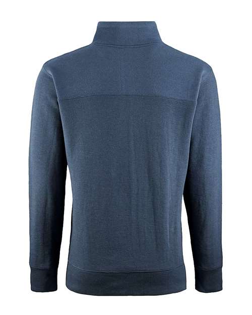 J. America - Ripple Fleece Snap Sweatshirt - 8708