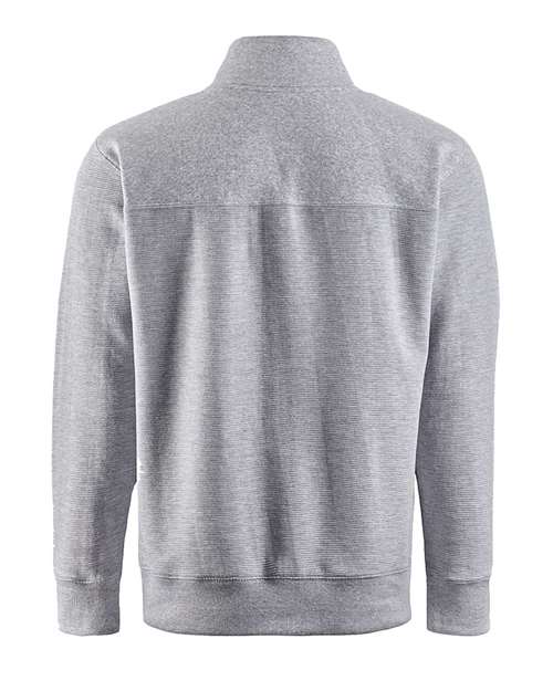 J. America - Ripple Fleece Snap Sweatshirt - 8708