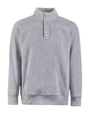 J. America - Ripple Fleece Snap Sweatshirt - 8708