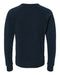 J. America - Ripple Fleece Raglan Crewneck Sweatshirt - 8707