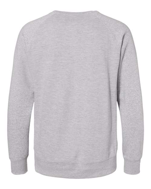 J. America - Ripple Fleece Raglan Crewneck Sweatshirt - 8707