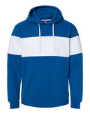 J. America - Varsity Fleece Colorblocked Hooded Sweatshirt - 8644
