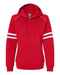 J. America - Women's Varsity Fleece Piped Hooded Sweatshirt - 8645