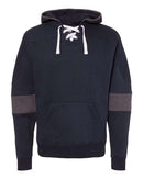 J. America - Sport Lace Colorblocked Fleece Hooded Sweatshirt - 8832