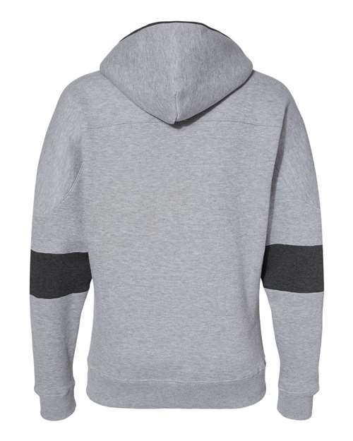 J. America - Sport Lace Colorblocked Fleece Hooded Sweatshirt - 8832