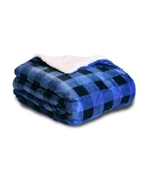 Alpine Fleece - Micro Mink Sherpa Blanket - 8712