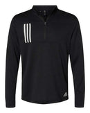 Adidas - 3-Stripes Double Knit Quarter-Zip Pullover - A482