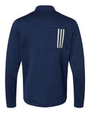 Adidas - 3-Stripes Double Knit Quarter-Zip Pullover - A482