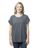 Boxercraft - Women's Ruffle Sleeve T-Shirt - T64