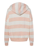 MV Sport - Women's Striped Fleece Boxy Hooded Sweatshirt - W21721