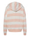 MV Sport - Women's Striped Fleece Boxy Hooded Sweatshirt - W21721