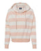 MV Sport - Women's Striped Fleece Boxy Hooded Sweatshirt - W21721