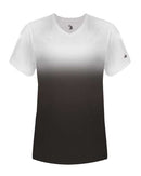 Badger - Women's V-Neck Ombre T-Shirt - 4207