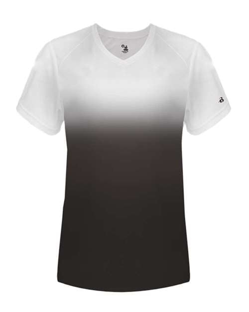 Badger - Women's V-Neck Ombre T-Shirt - 4207